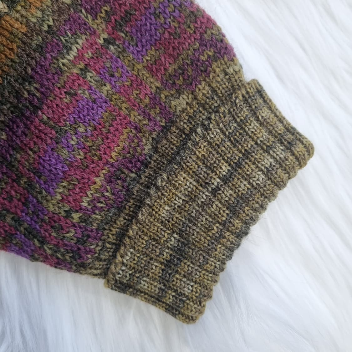 일본 빈티지 BOSTON TRADERS' 멀티 컬러 패턴 니트 1766 상품이미지6