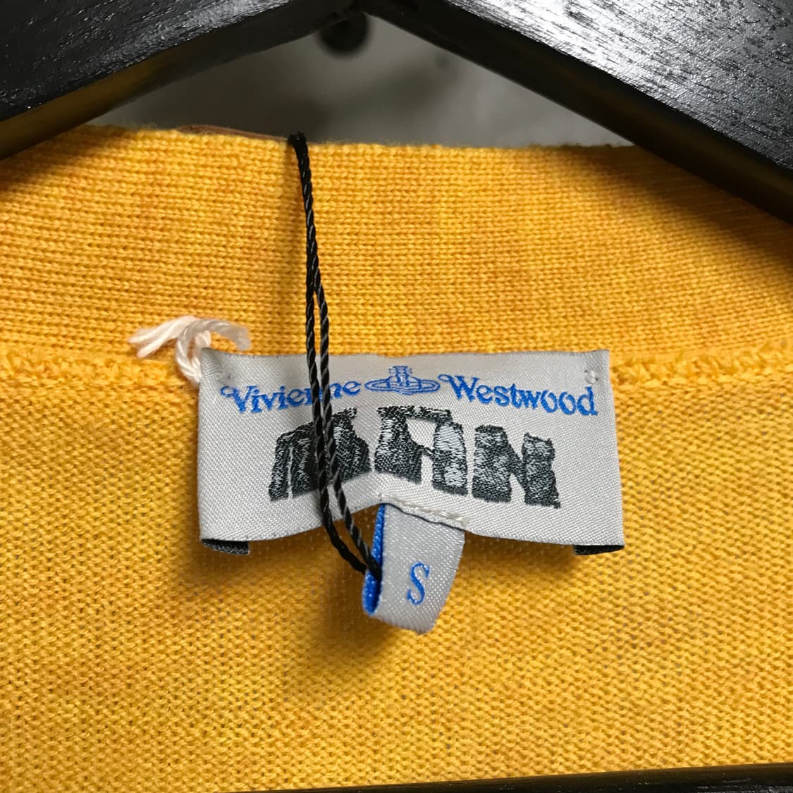 비비안웨스트우드 맨 가디건 옐로 S 상품이미지5