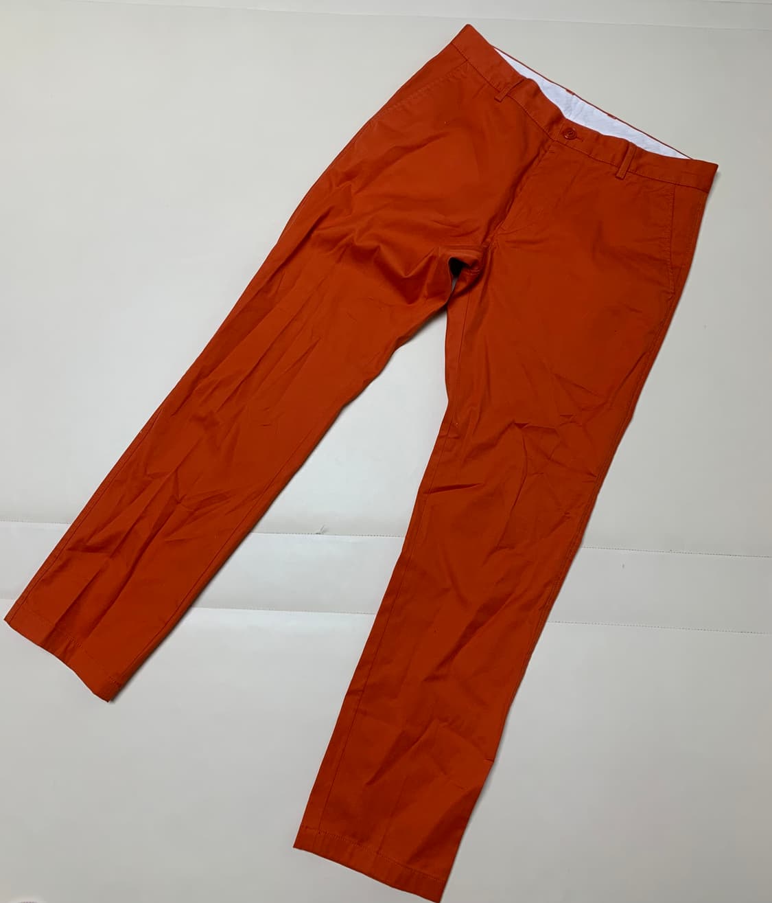 라코스테 오렌지색 치노팬츠  상품이미지1