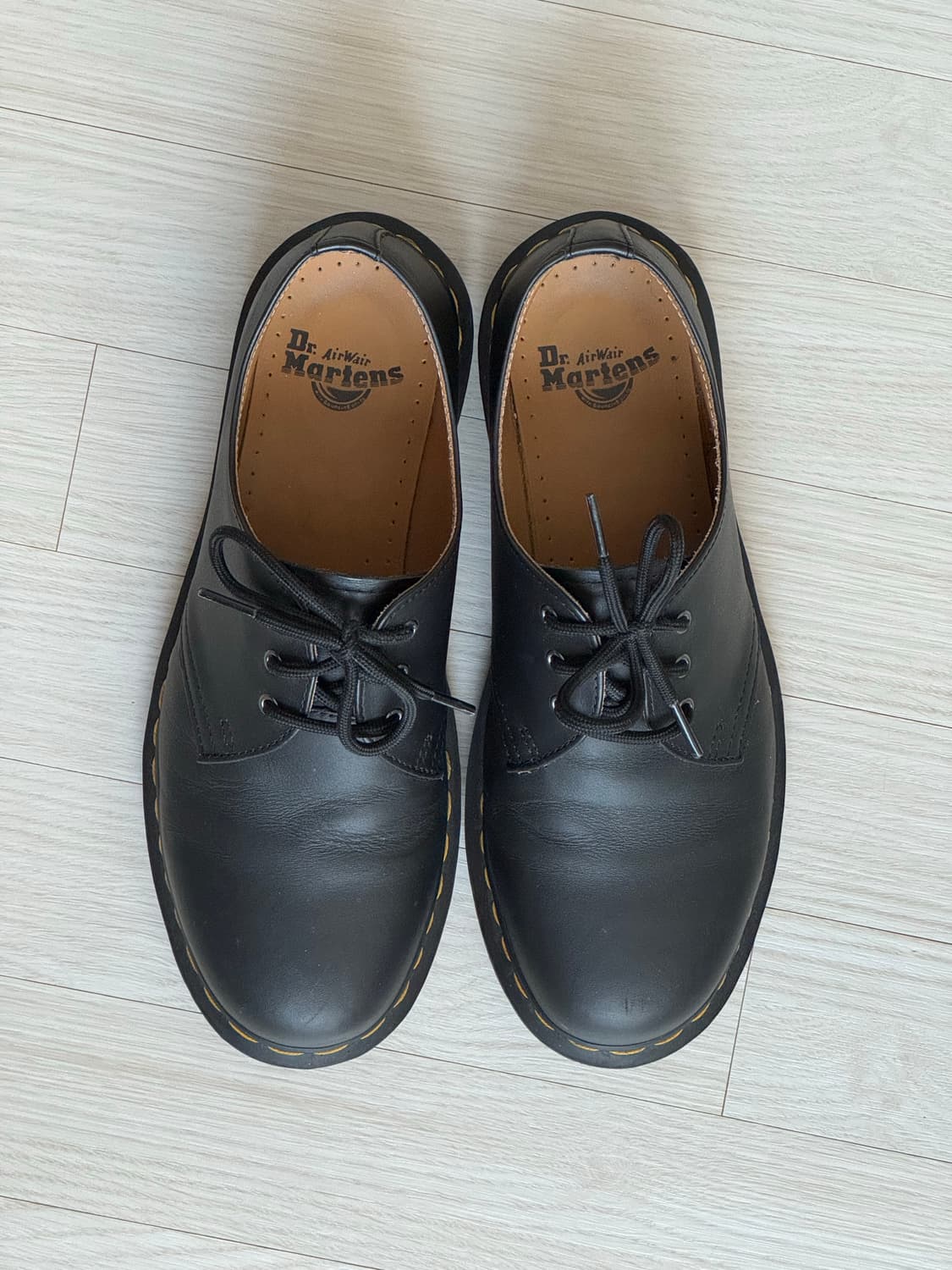 [260] 닥터마틴 1461 나파(Nappa) 블랙 3홀 상품이미지2