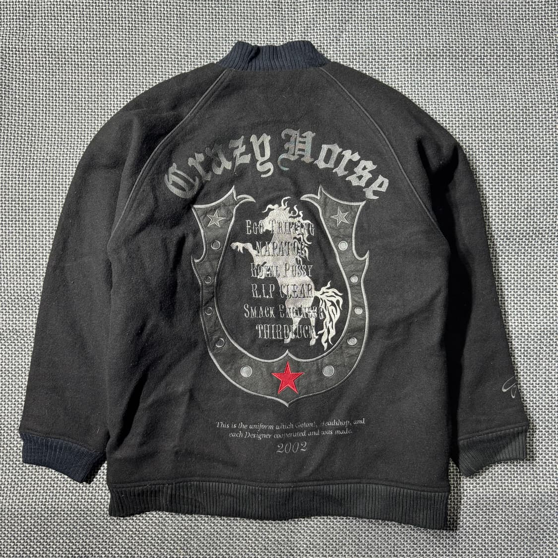 빈티지 바시티 자켓 블랙 ( M/OLD-7953 ) 상품이미지6
