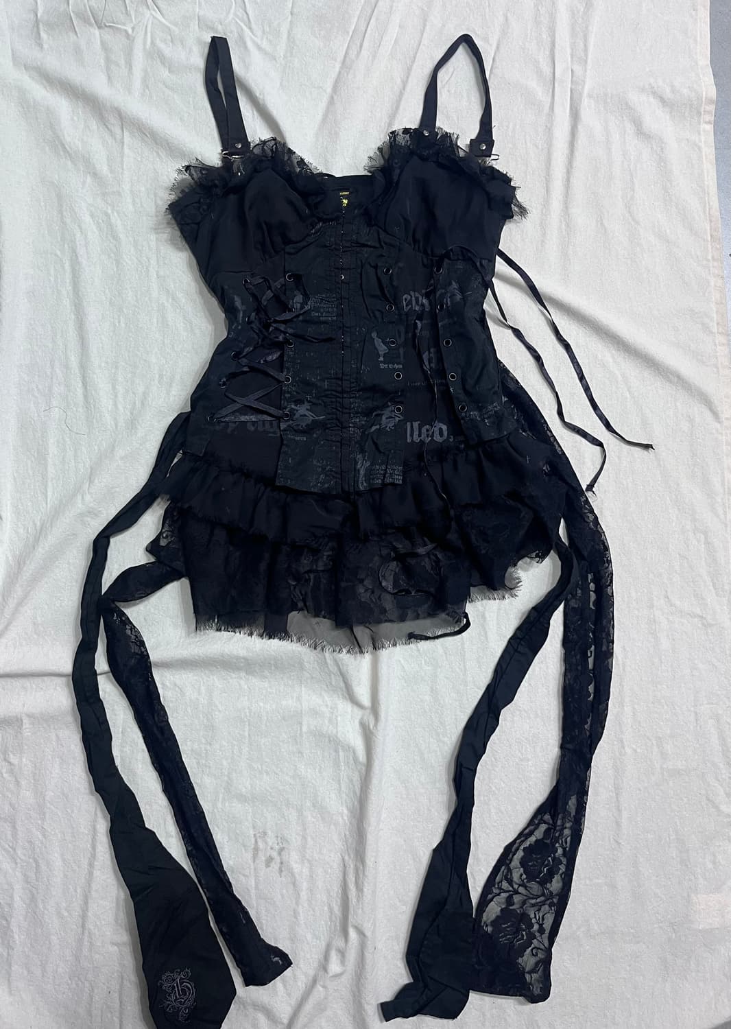 에이치나오토 그런지 레이스 탑  상품이미지2