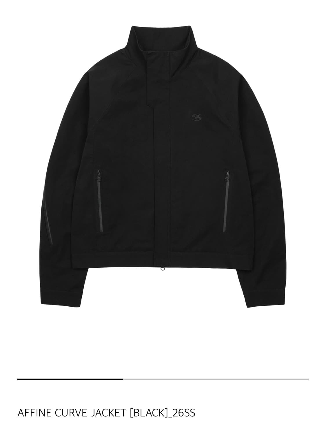 (사이즈3)산산기어 어파인 커브 자켓 블랙 (26SS) 새제품 팝니다 상품이미지1
