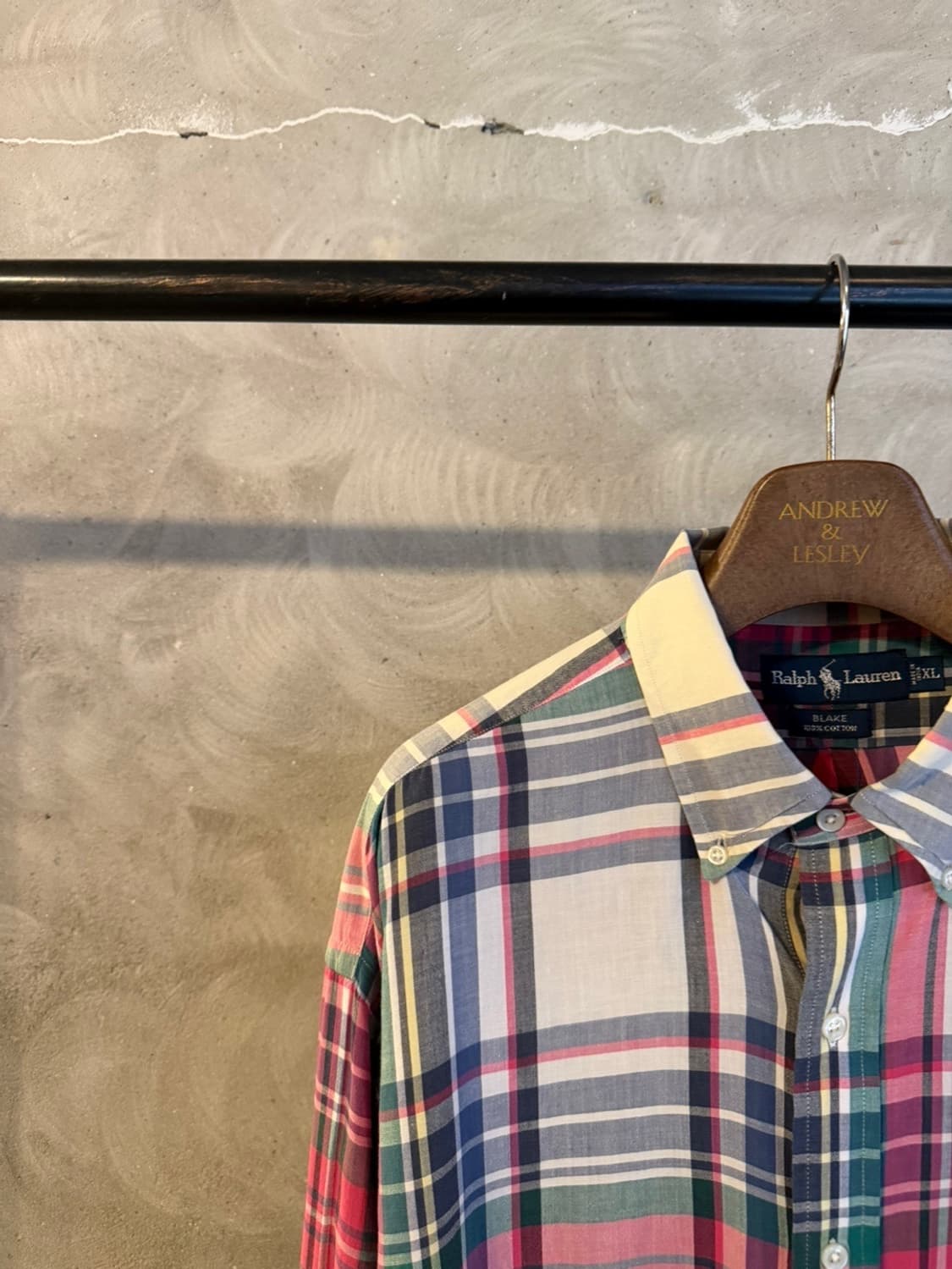 폴로 랄프로렌 마드라스 체크 셔츠 105~110 상품이미지2