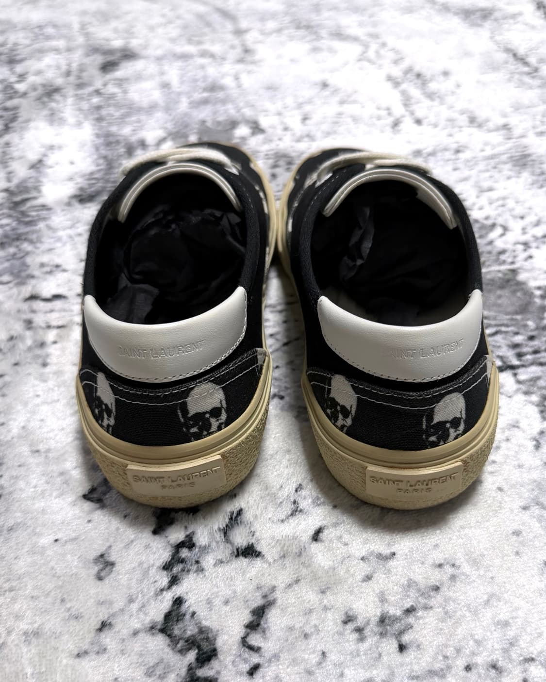 (풀구성) 생로랑 스컬 로우탑스니커즈 39 상품이미지3