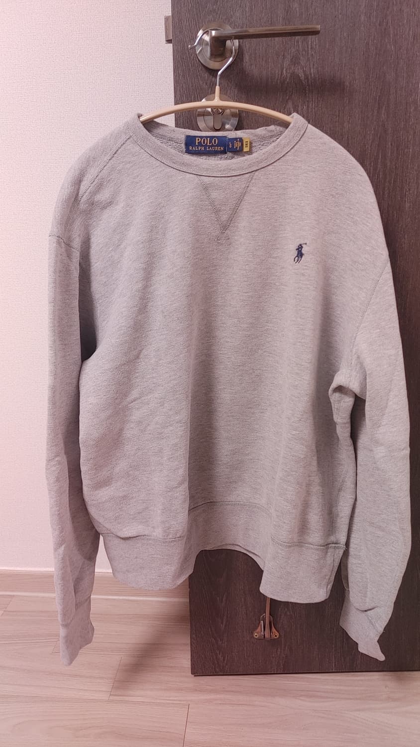 폴로 랄프로렌 맨투맨 그레이 L 상품이미지1