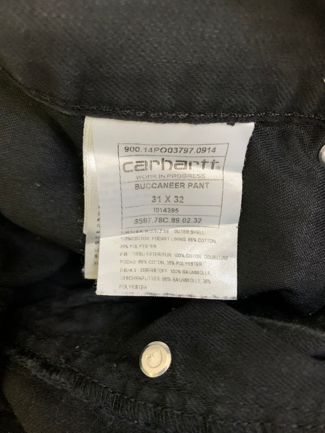 CARHARTT WIP BUCCANEER PANT 상품이미지3