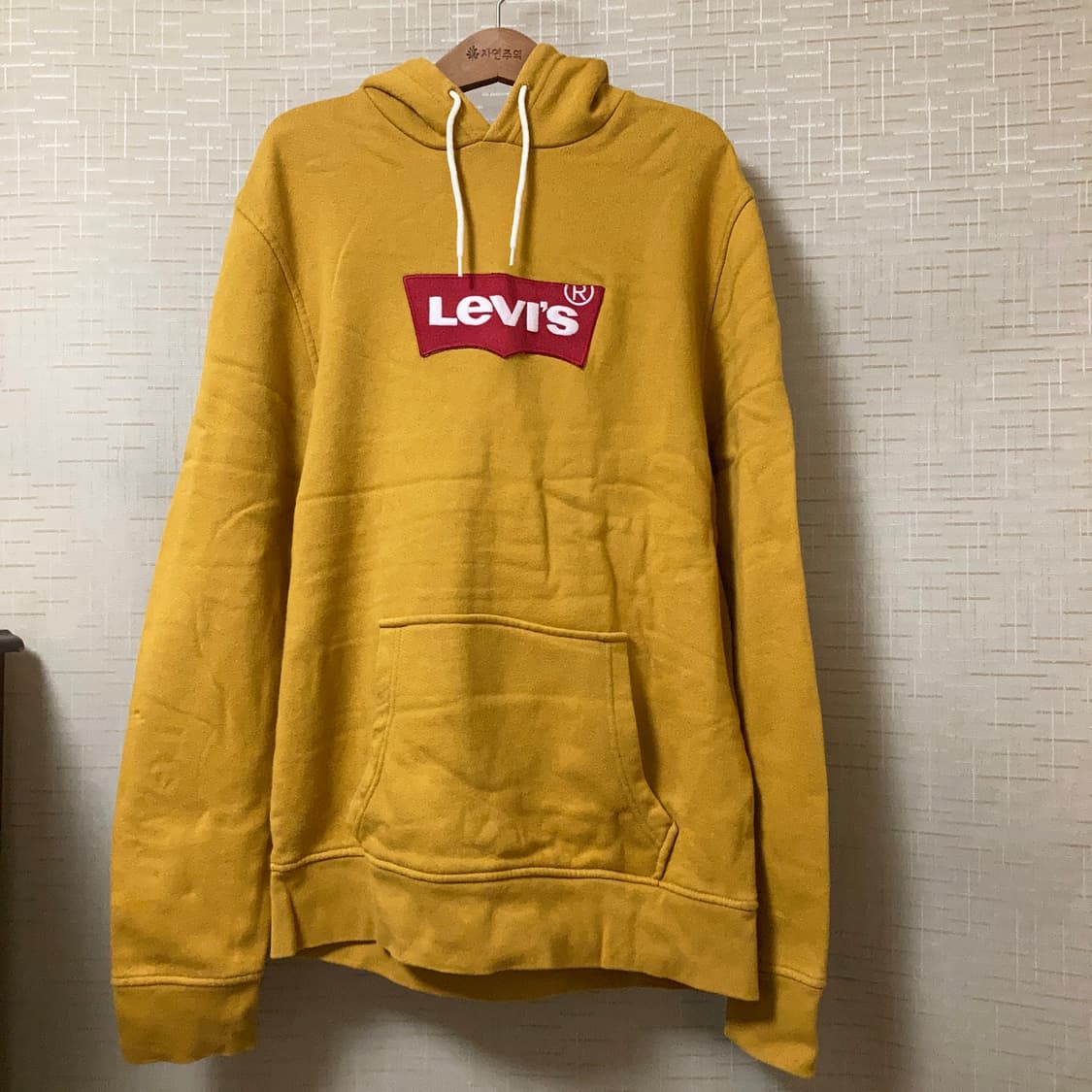 남녀공용 리바이스 머스터드컬러 후드티 상품이미지4