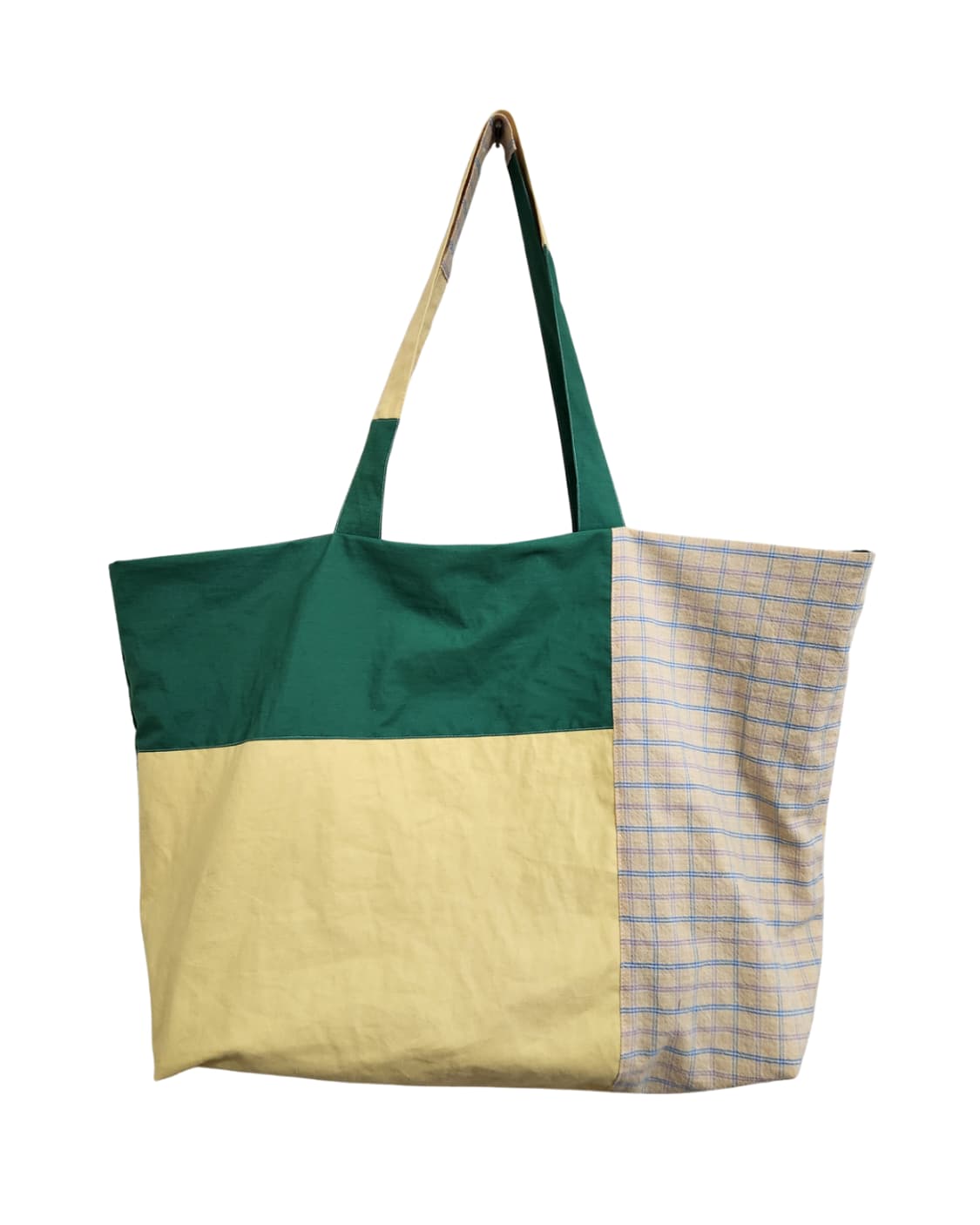 양면 배색 빅사이즈 보부상 숄더백 상품이미지2