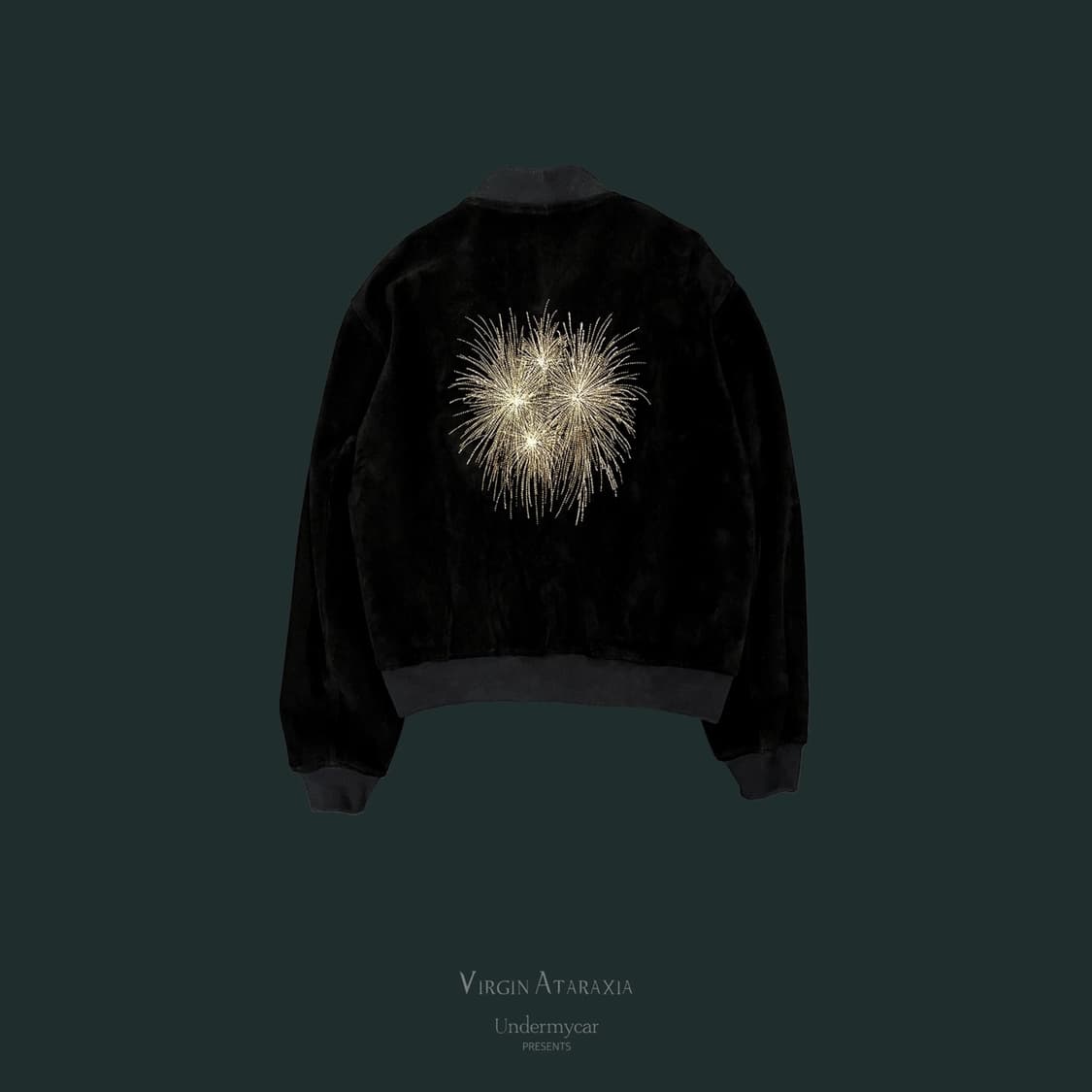 [1] 언더마이카 오마주 임브레이스트 불꽃자켓 스웨이드 상품이미지1