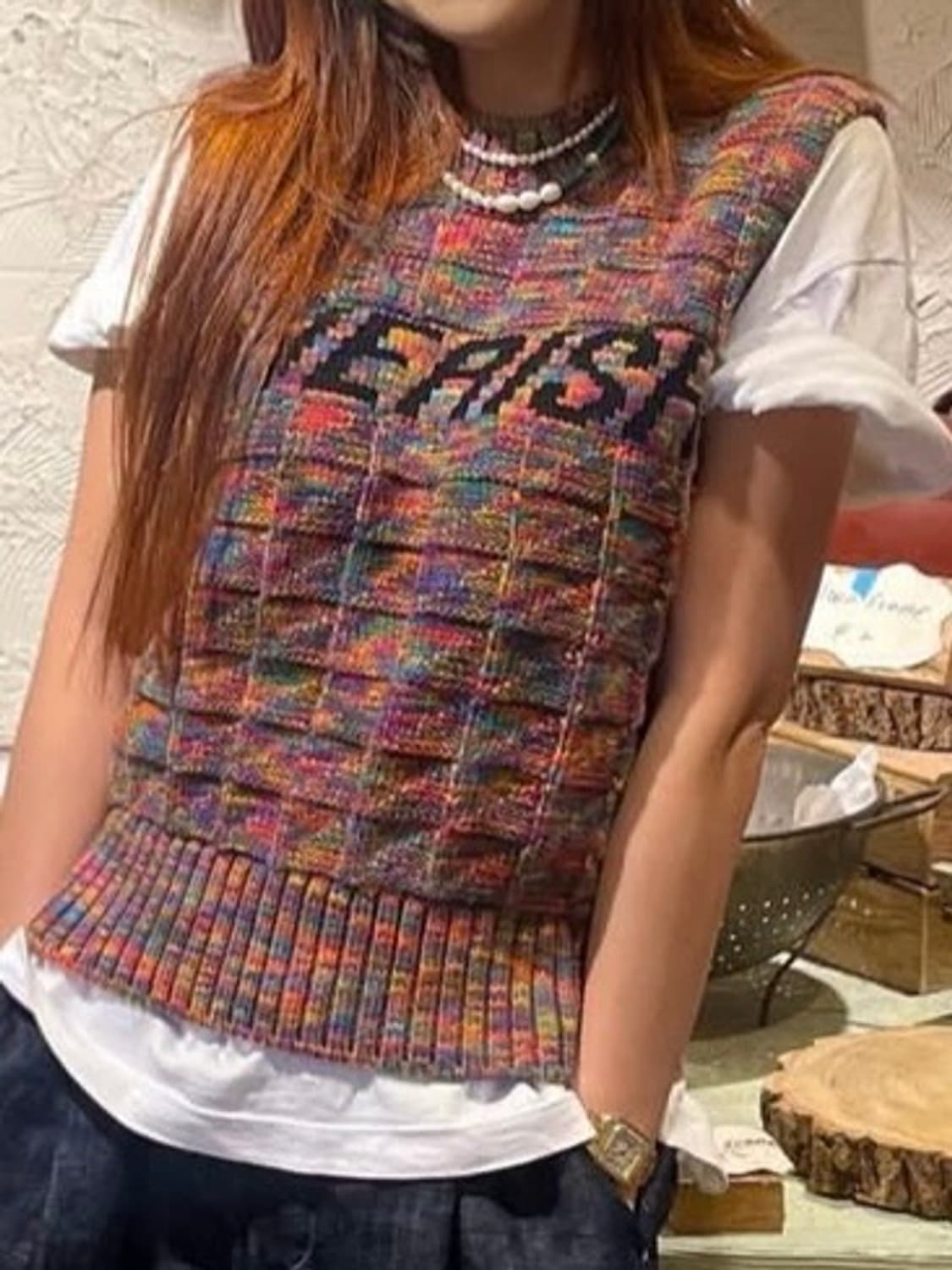 EBM 니트조끼 상품이미지5