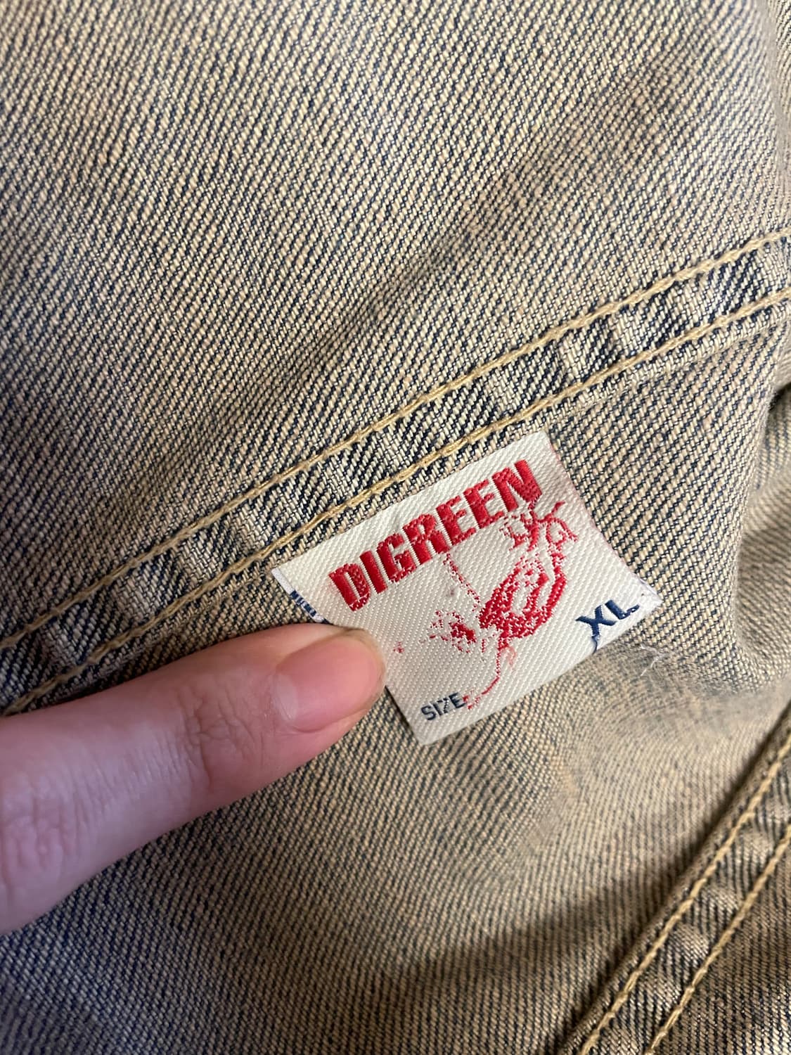 빈티지 데님자켓 xl 상품이미지3