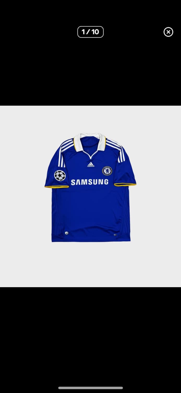 08-09시즌 첼시 챔스 드록바 유니폼 상품이미지1