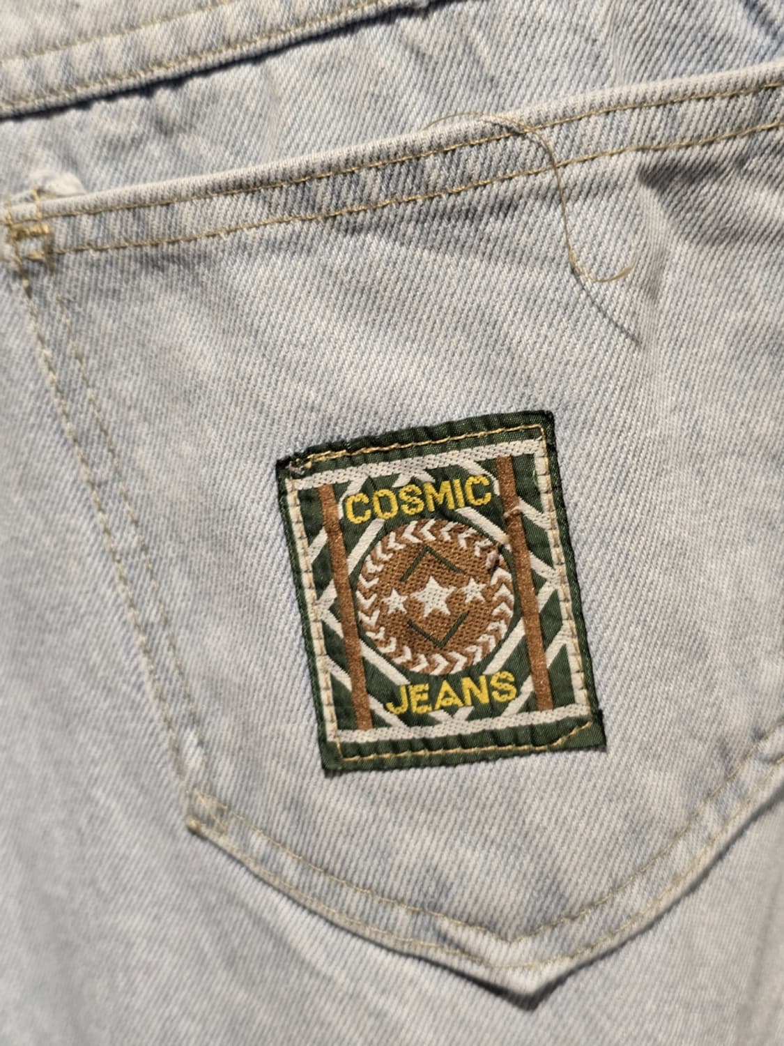 90s Cosmic Jeans Floral Patchwork Denim 상품이미지6