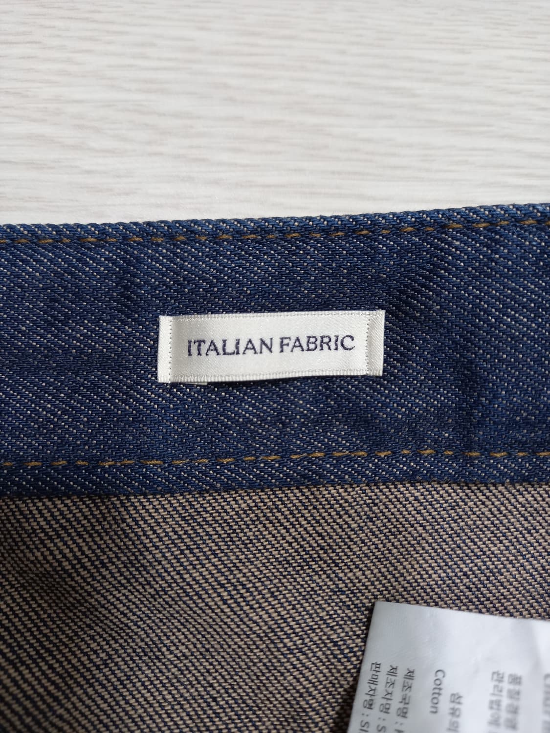 26 sienne Kor 하이웨이스트 테이퍼드 진청 26-605 상품이미지8