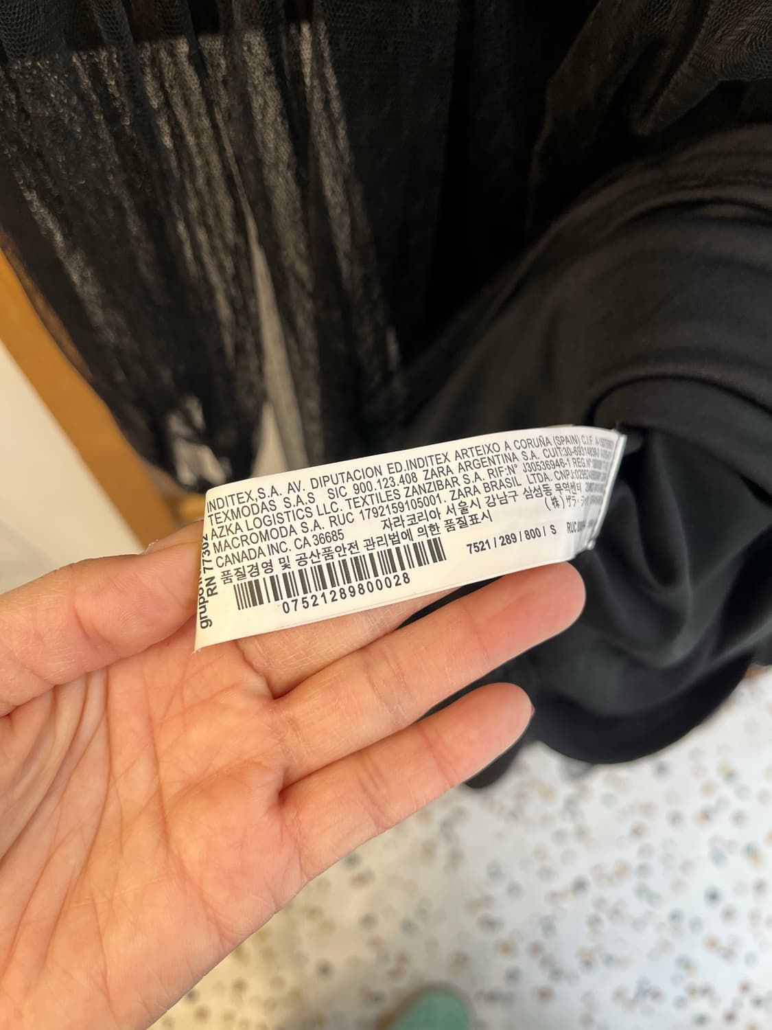 [새상품] 자라(ZARA) 에스닉 비즈 자수 시스루 롱 원피스 상품이미지6