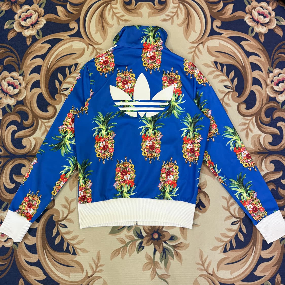 (우먼즈L)아디다스 Adidas 후루츠 플라워 트랙탑 져지(블루) 상품이미지5