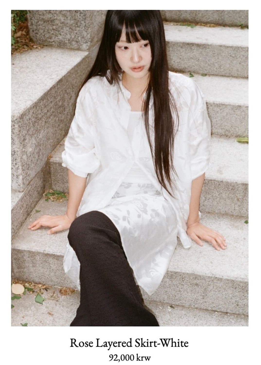 스프링크로커스 로즈 레이어드 스커트 상품이미지1