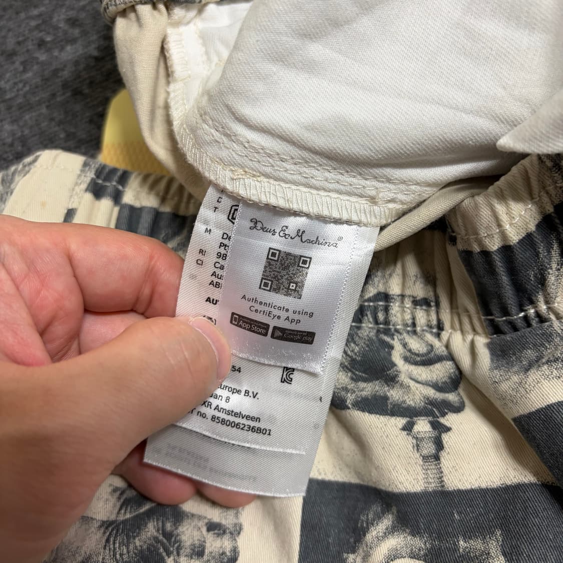 데우스엑스 마키나 썸츠 팬츠 새상품 상품이미지4