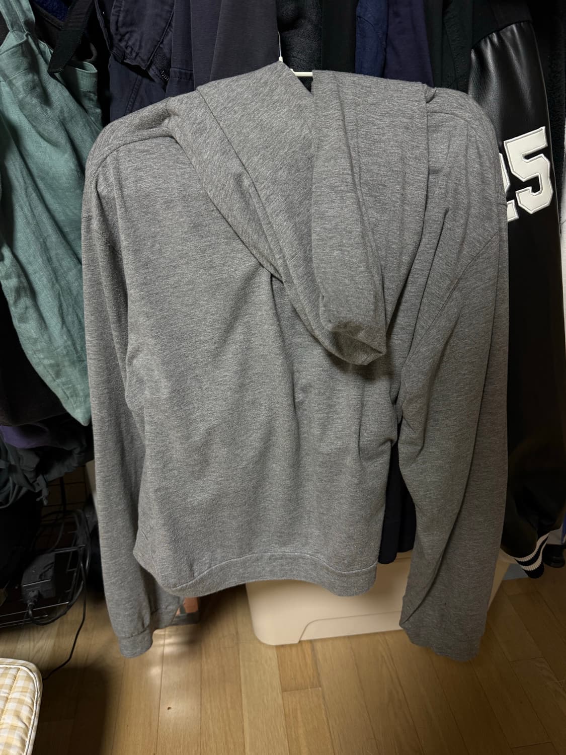 [4]머듈 라운지후드집업 그레이 상품이미지3