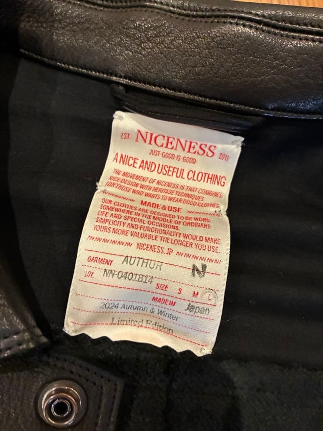 24aw AUTHUR TRUCKER JACKET(deer leather) 상품이미지8