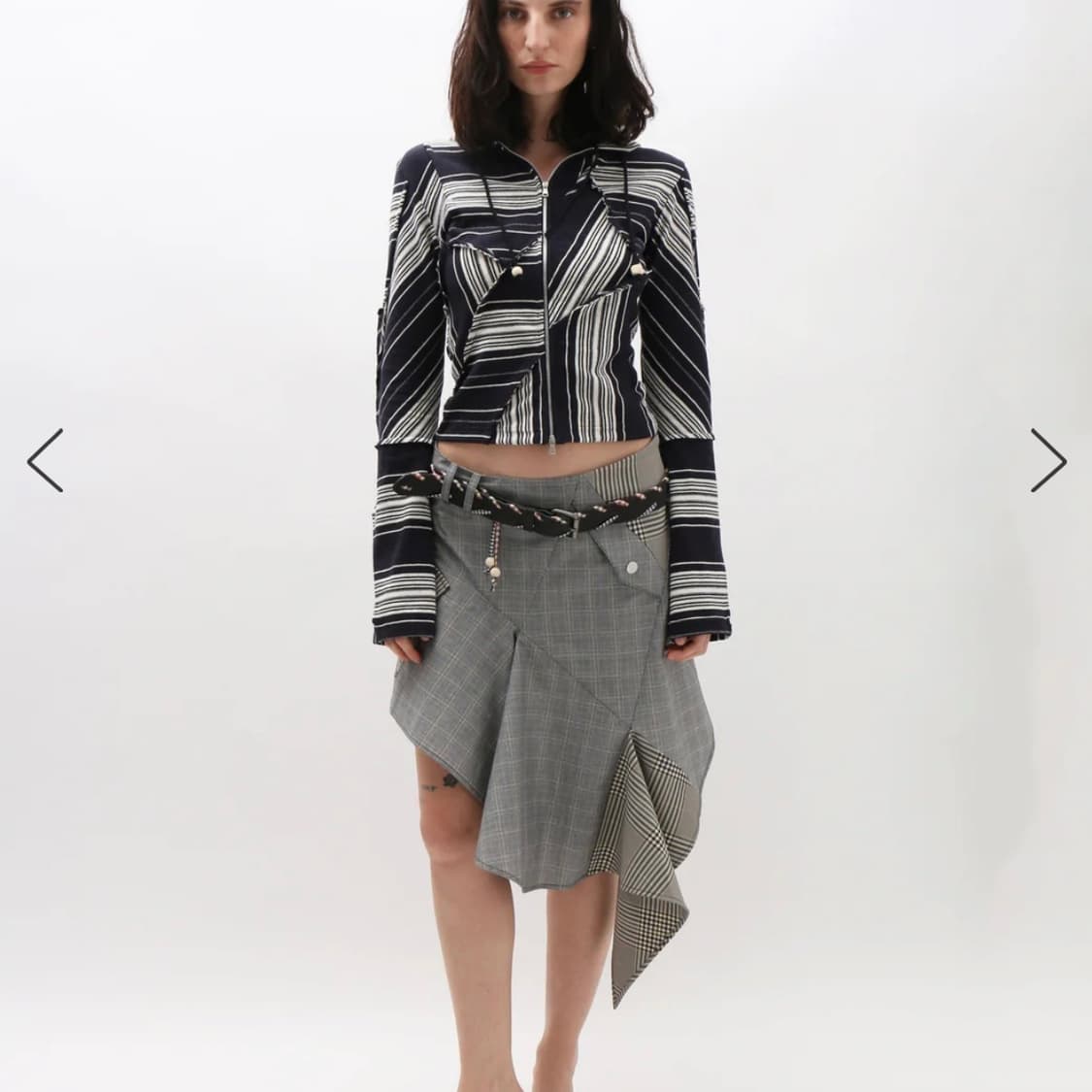 (36) 레이브리뷰 noa 체크 스커트 skirt 상품이미지1