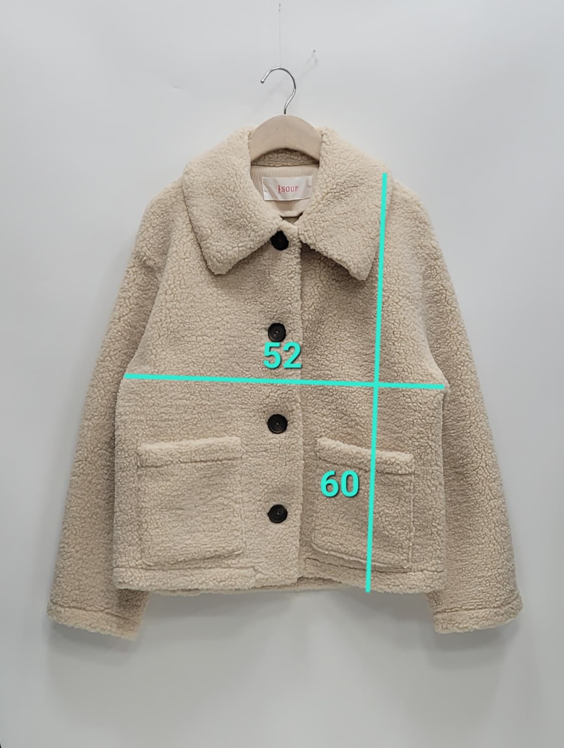 SOUP 숲 스탠카라 덤블 재킷 / 여 55 아이보리 상품이미지10