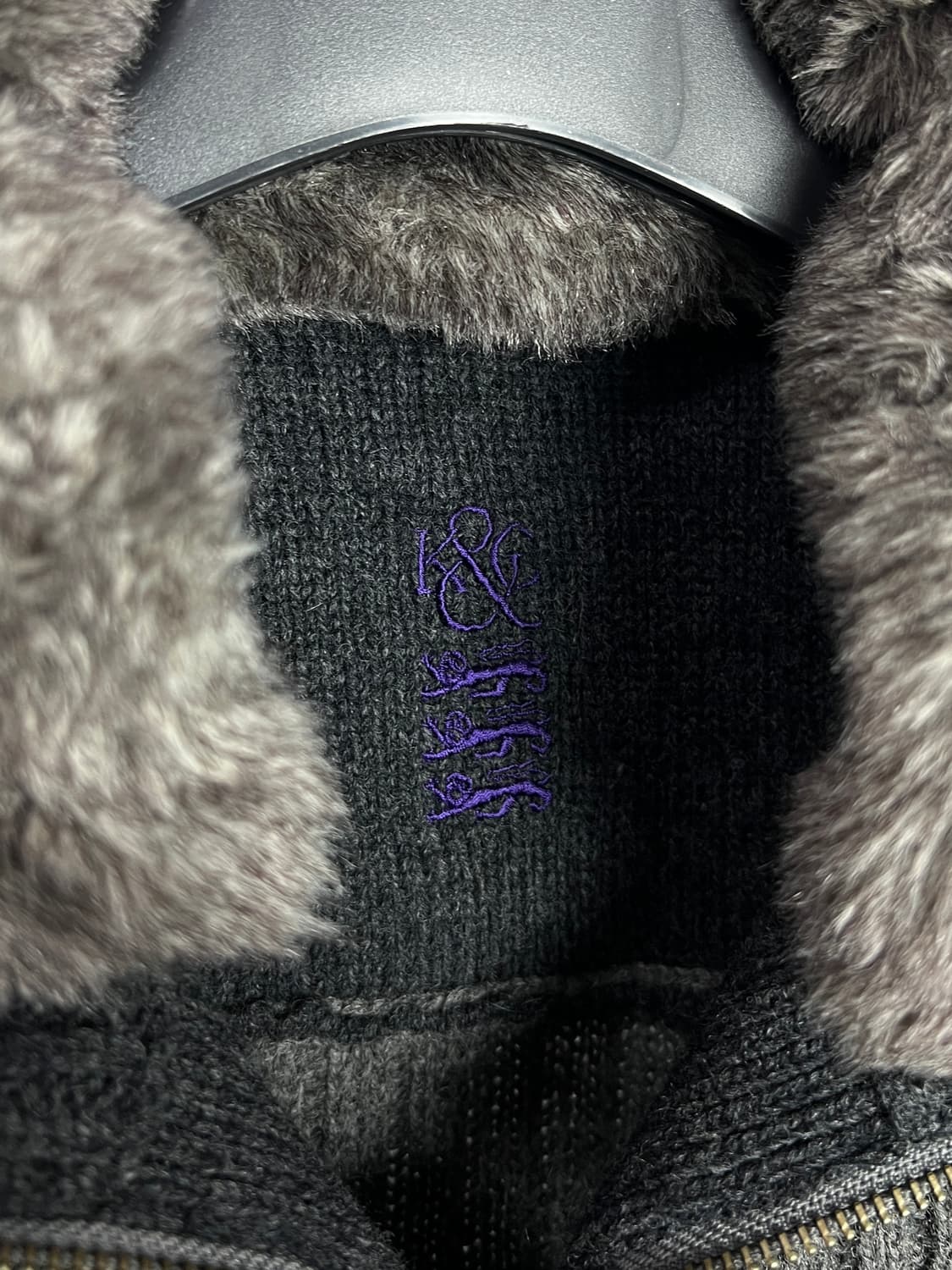 KENT&CURWEN 울 니트 집업  상품이미지3