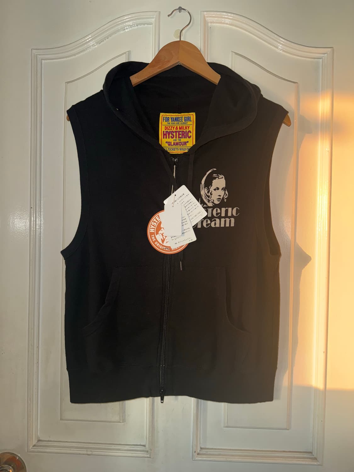 Hysteric Glamour 24ss sleeveless hoodie 상품이미지2