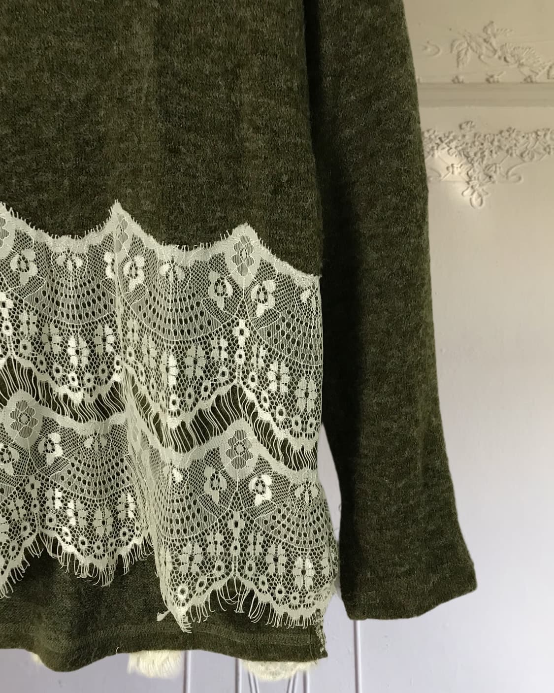 vintage lace turtle neck knit 상품이미지5