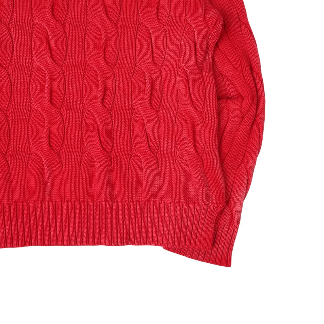 폴로 랄프로렌 피그먼트 롤업 케이블 니트 스웨터 상품이미지7