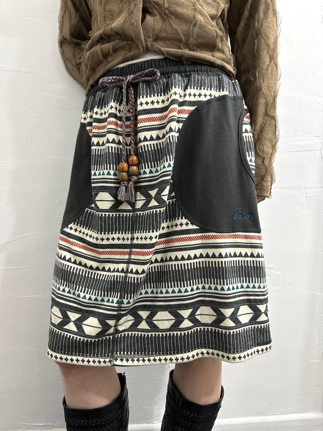 voge vore pattern skirt 상품이미지1