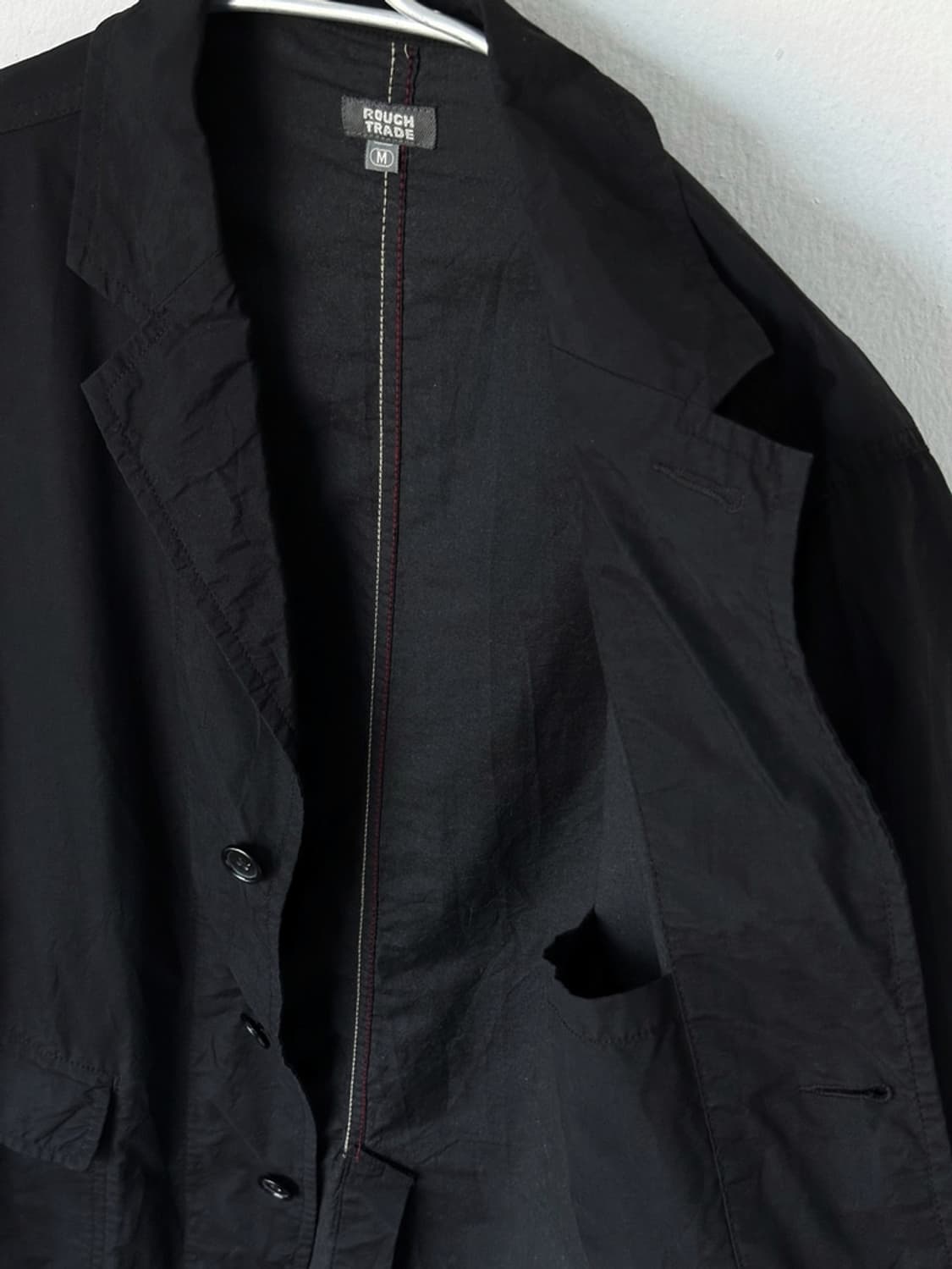 Washed cotton nylon 3B tailored jacket 상품이미지4