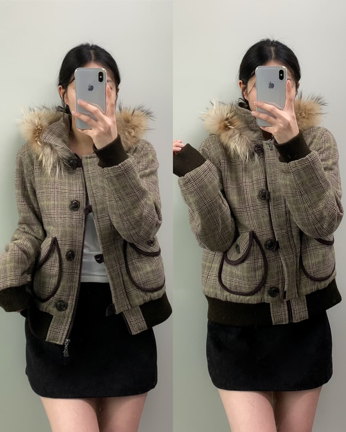 빈티지 퍼 자켓 상품이미지1