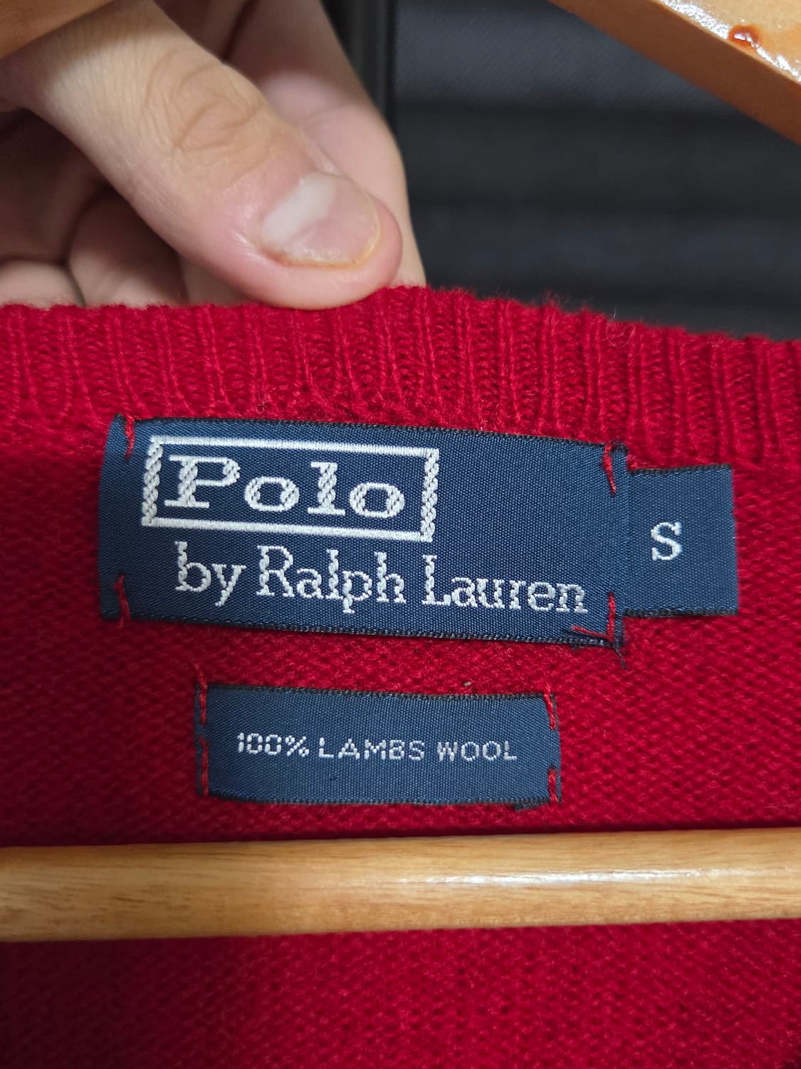 [폴로 랄프로렌] 램스울 브이넥 니트 스웨터 | 00203 상품이미지3