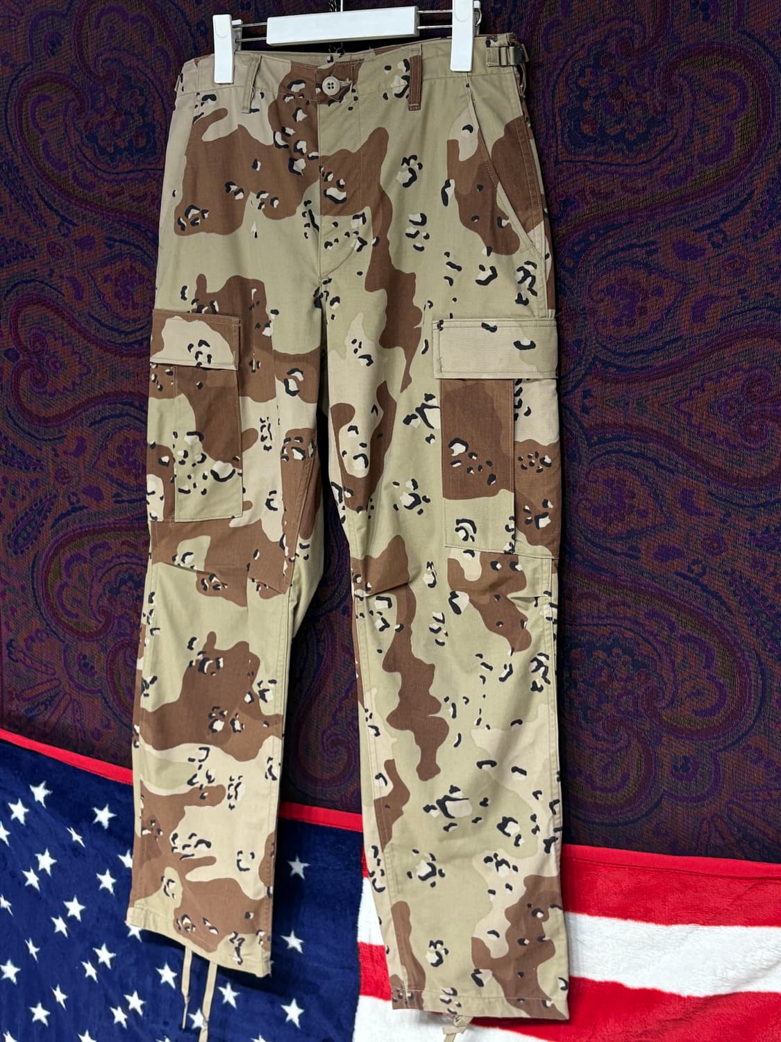 90's 미군 초코칩 사막카모 카고팬츠 상품이미지2