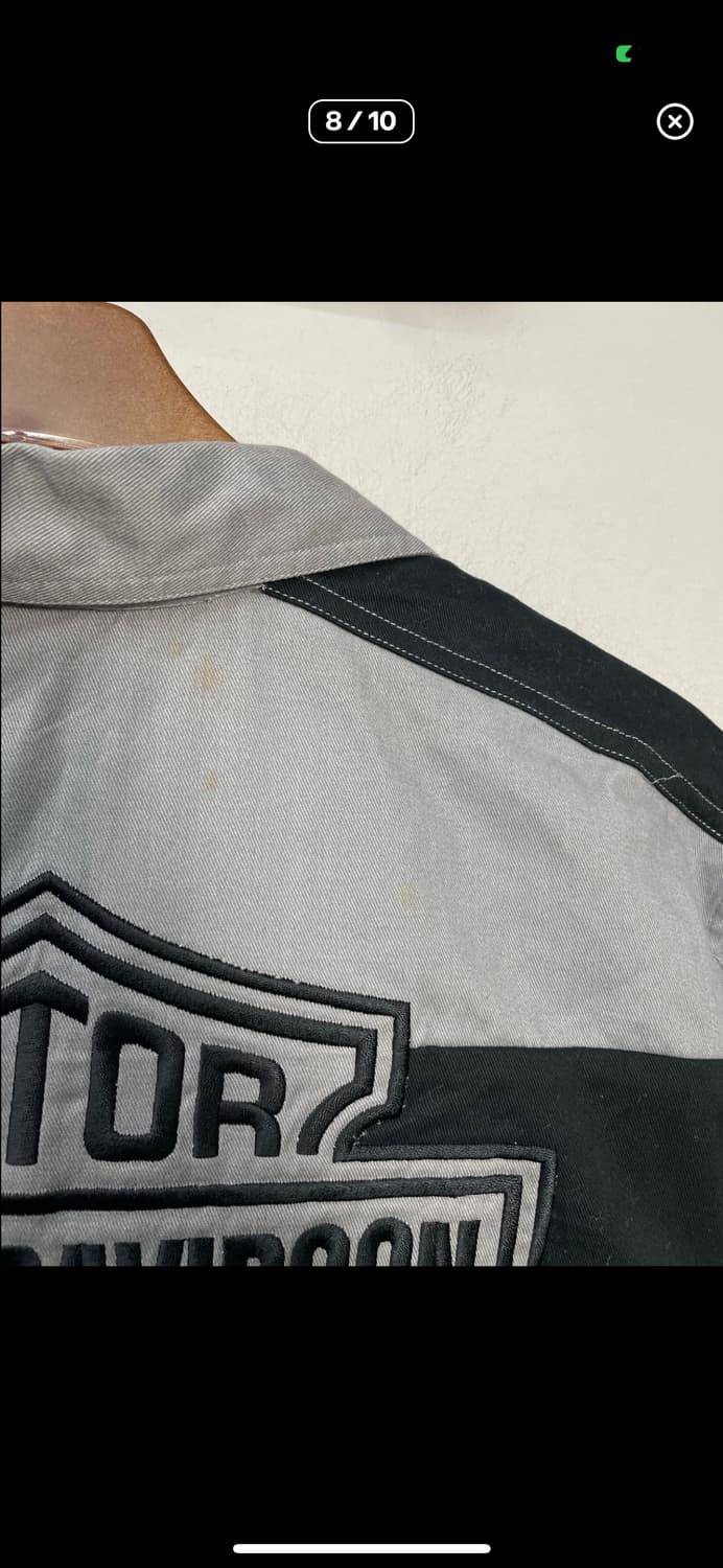 할리데이비슨 후면 빅로고 레이싱 반팔 셔츠 A3361 상품이미지7