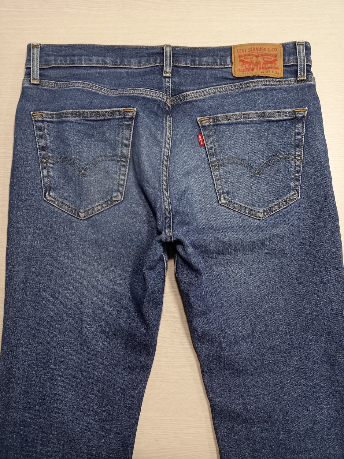 34 리바이스511 워싱 스판 슬림일자진 34-548 상품이미지4