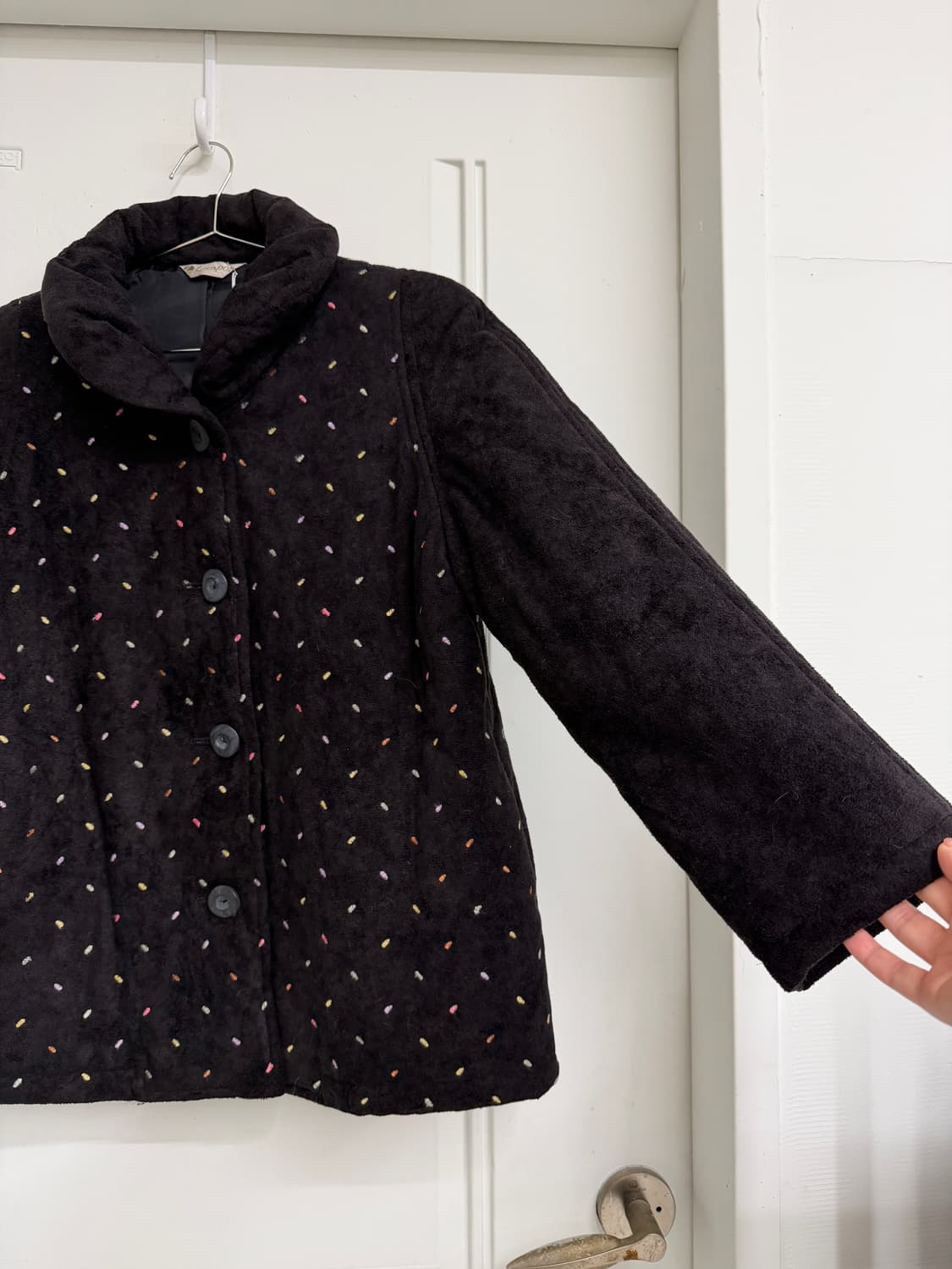 일본빈티지 Leespor 토핑 자수 패딩자켓 상품이미지8