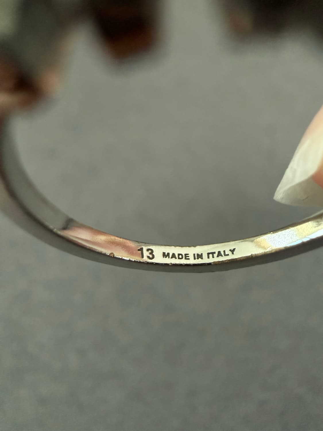 [급처] 미우미우 정품 크리스탈 반지 13호  상품이미지7