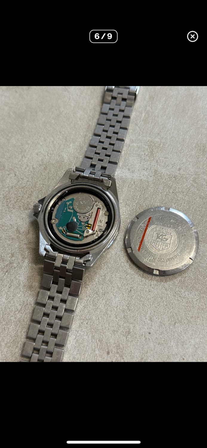 [1990] 태그호이어 980.613N Sunburst Dial" 상품이미지5