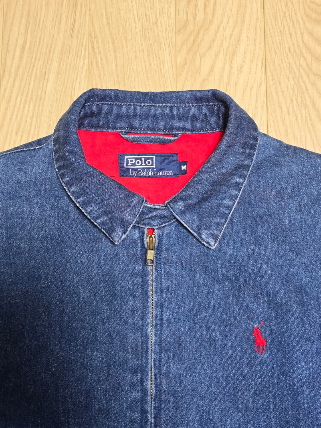 80s 폴로랄프로렌 스윙탑 데님 자켓 M 상품이미지3