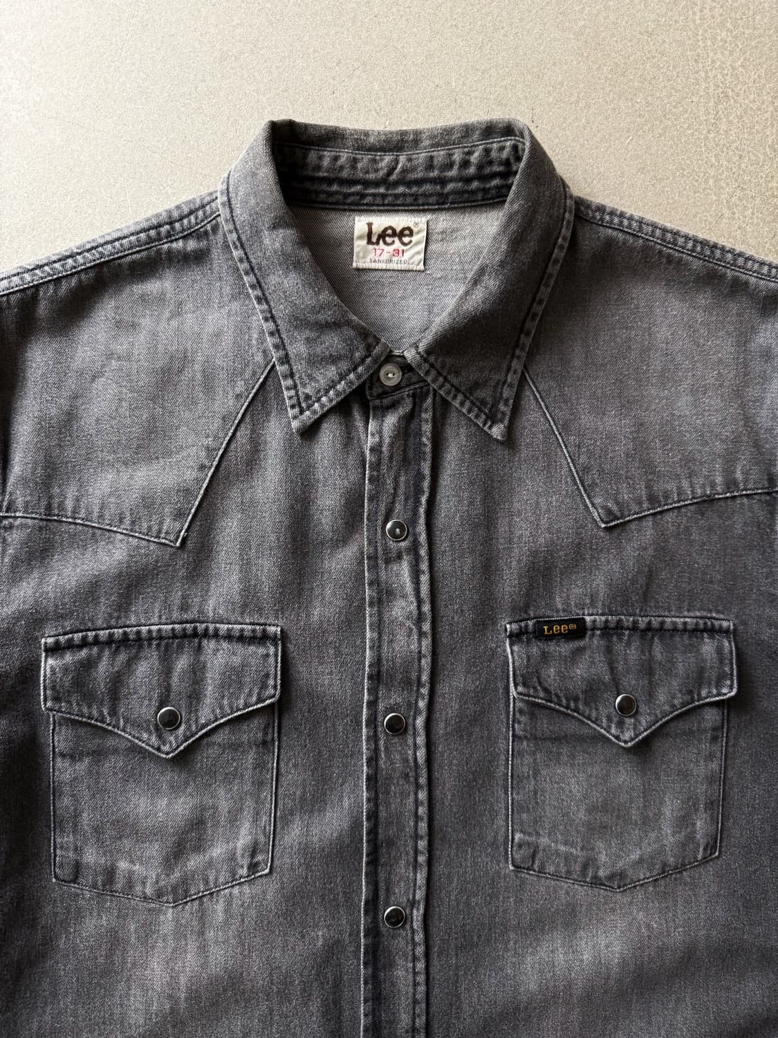 Lee Pearl Snap Western Denim Shirt 상품이미지5