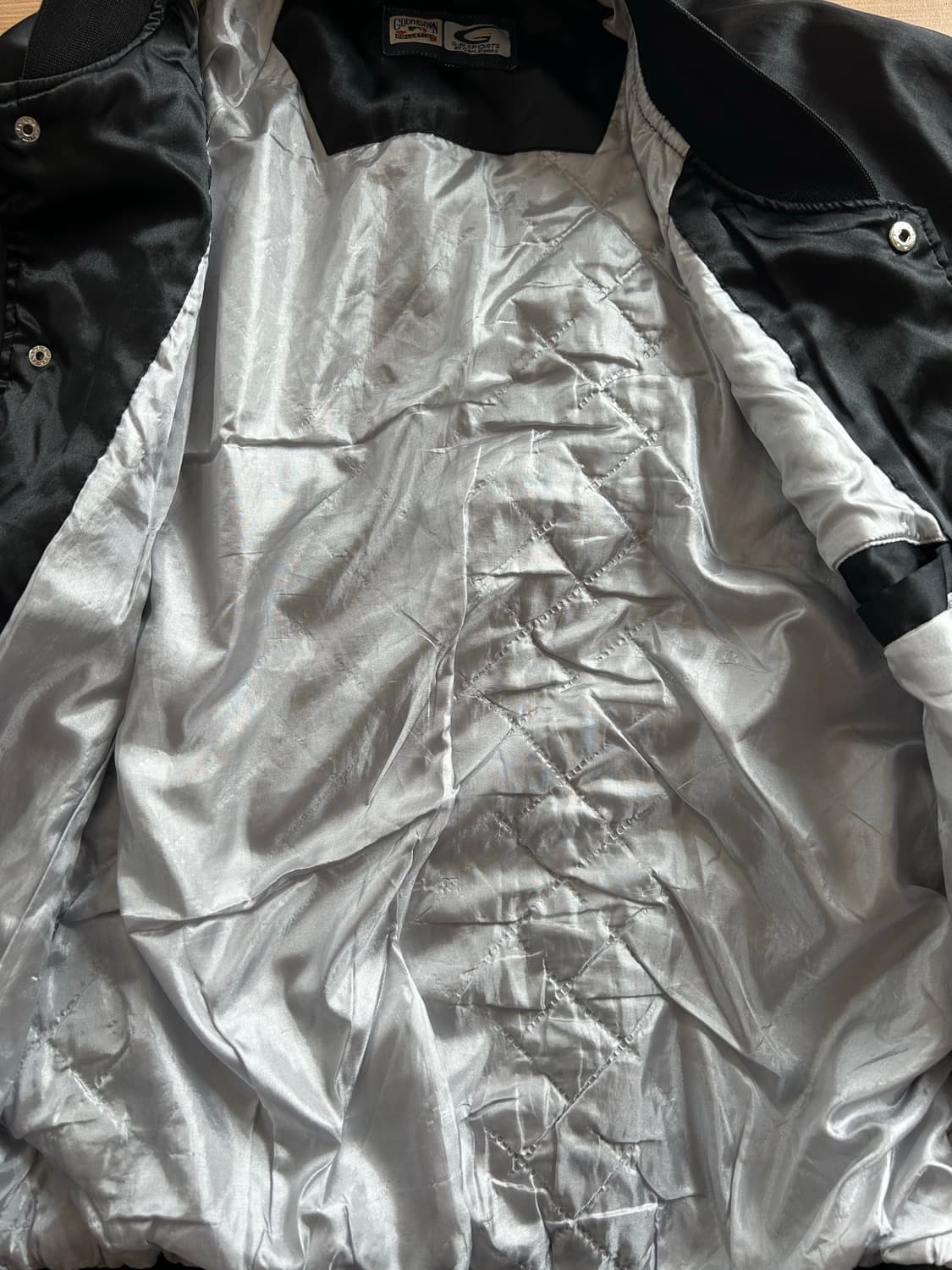 90’s 뉴욕양키스 사틴자켓 XL 상품이미지5