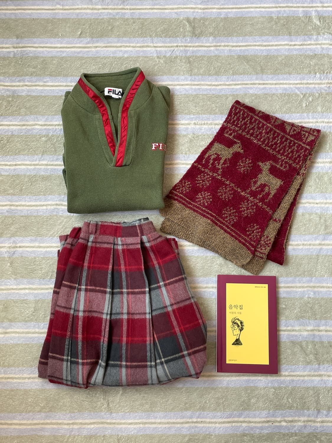 earth music&ecology 체크 플리츠 스커트 (Japan) 상품이미지4