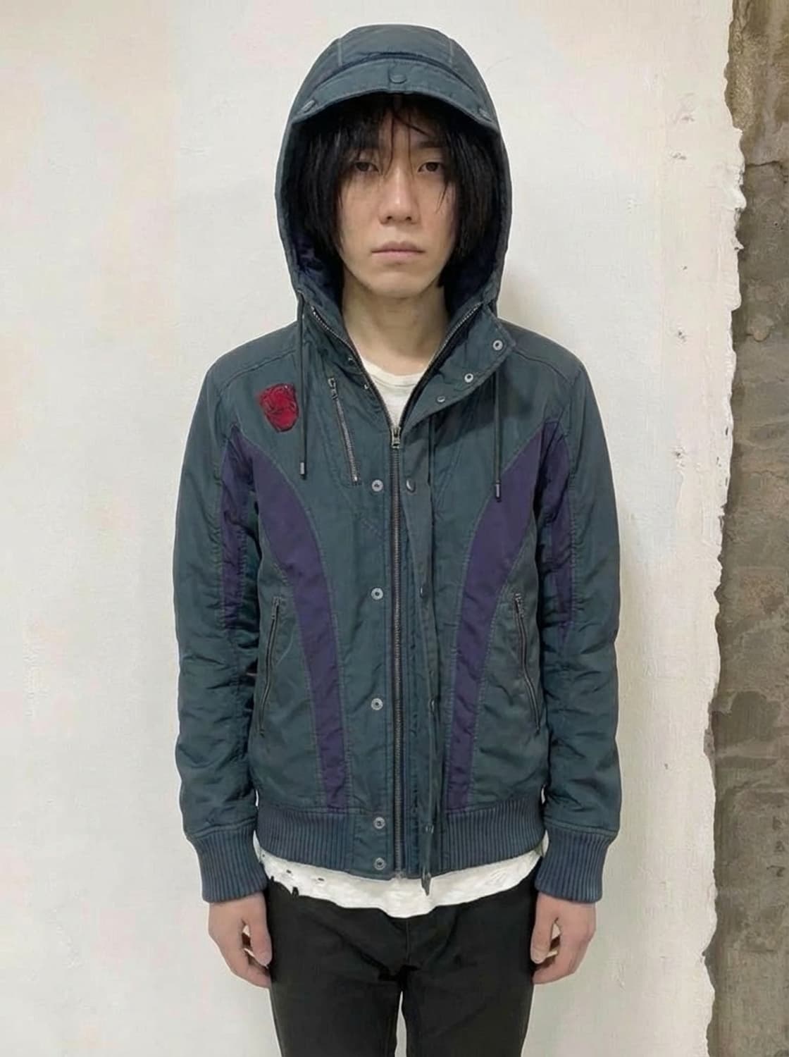 디젤  하프집업 파라슈트 후디 자켓 상품이미지1