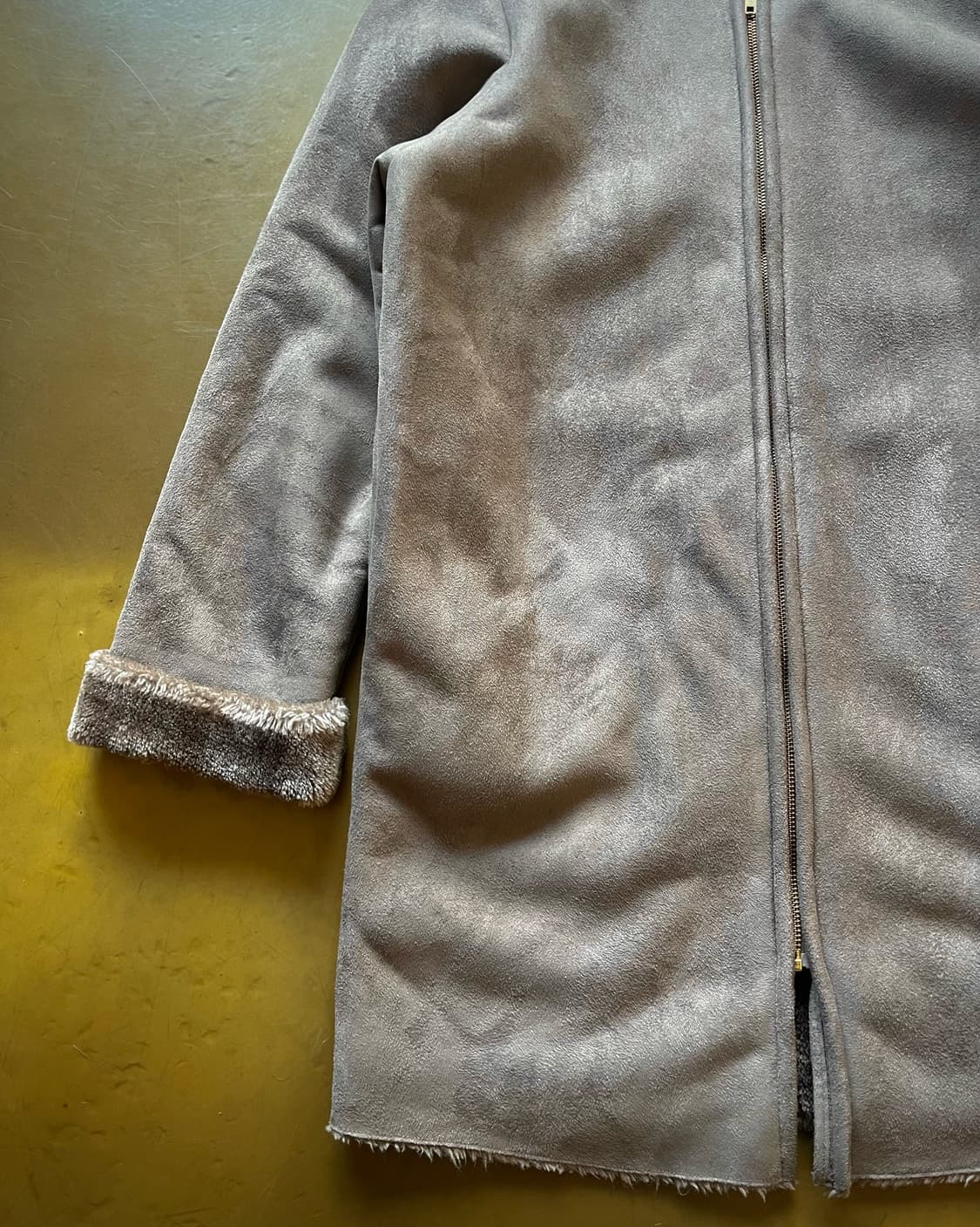 KBF + Japan Fur Lining Suede U Neck JK 상품이미지6