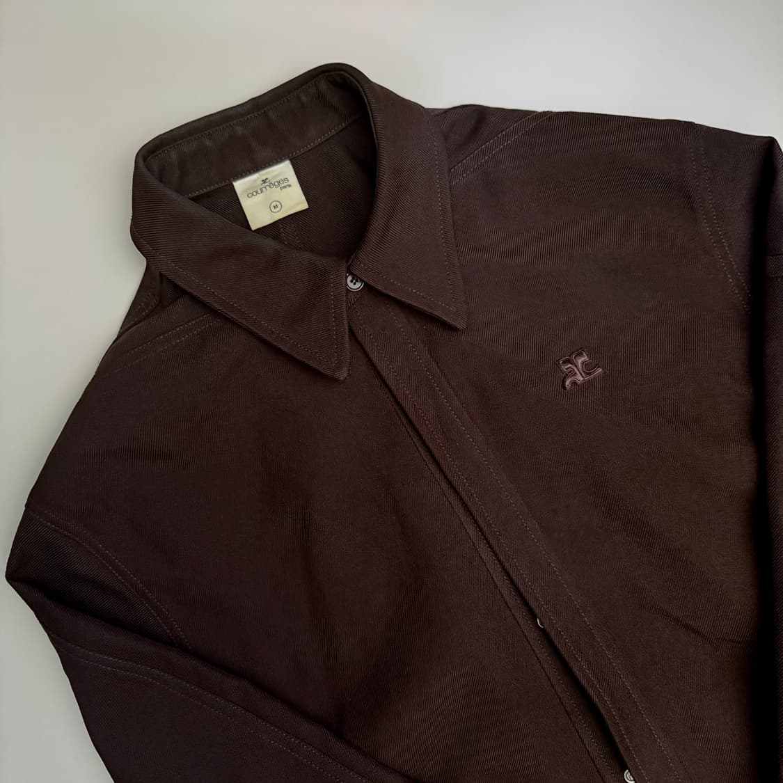 [M] 쿠레쥬 Courreges 오버셔츠 버건디 상품이미지5