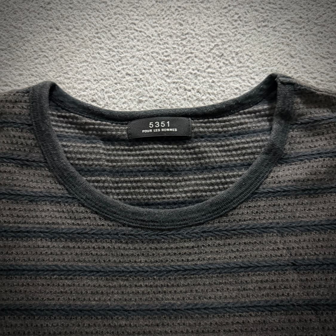 5351 pour les hommes stripe t shirt 상품이미지2
