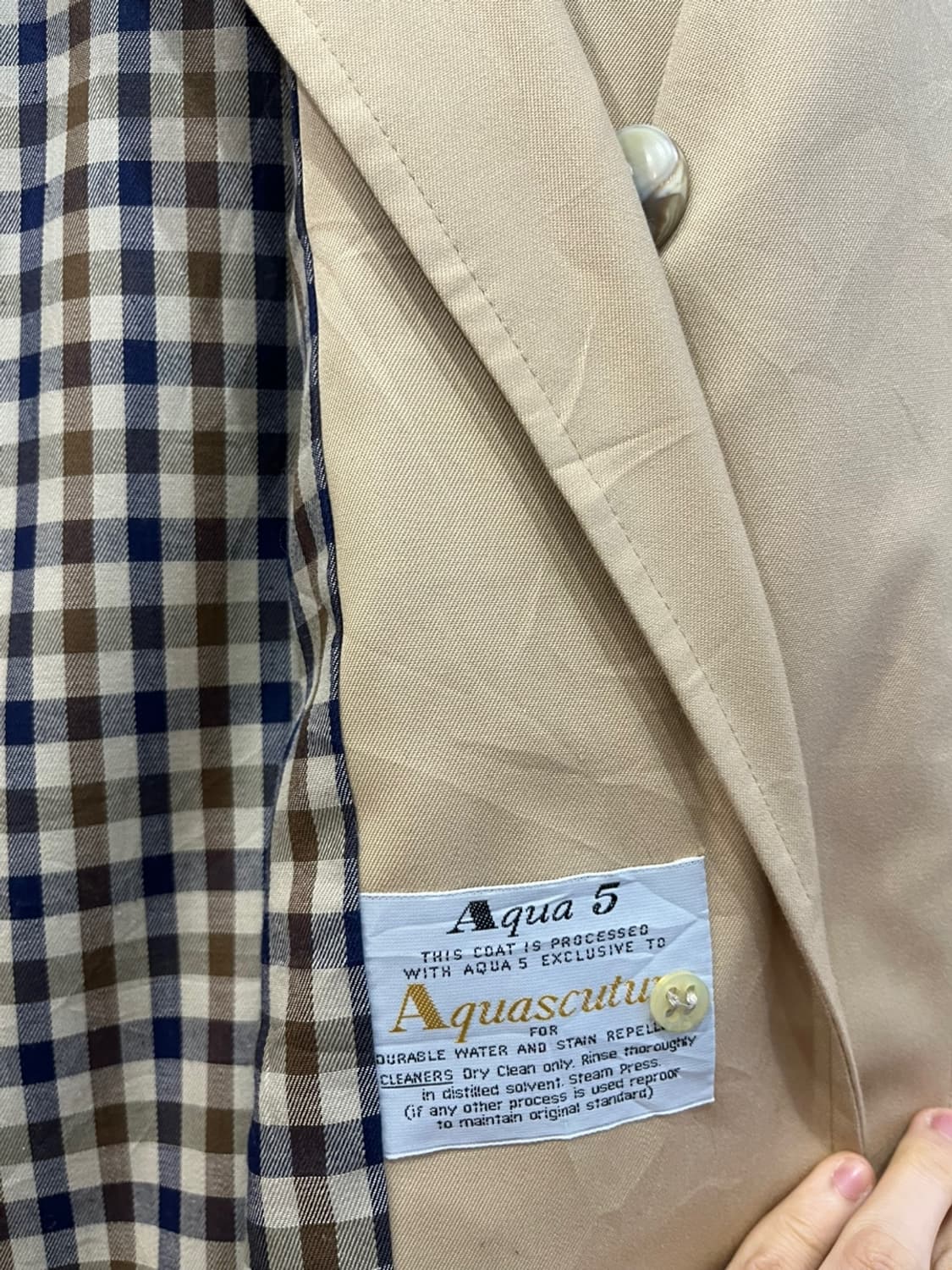 아쿠아스큐텀 트렌치코트 우먼즈 MADE IN ENGLAND 상품이미지8